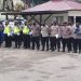 147 Personel Polres Fakfak Amankan Kunjungan Menhub dan Menteri Investasi (Foto Humas Polres Fakfak)