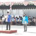 Suasana sambutan Bupati Fakfak, Untung Tamsil pada upacara peringatan Hari Sumpah Pemuda ke 93 di halaman Kantor Bupati Fakfak (Foto Salmon Teriraun/PR)