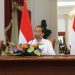 Presiden Joko Widodo saat pertemuan pers membahasa kenaikan harga BBM bersubsidi. (foto: dok. antara)