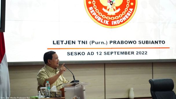 Menhan Prabowo Subianto/Foto: Tim Media Prabowo Subianto