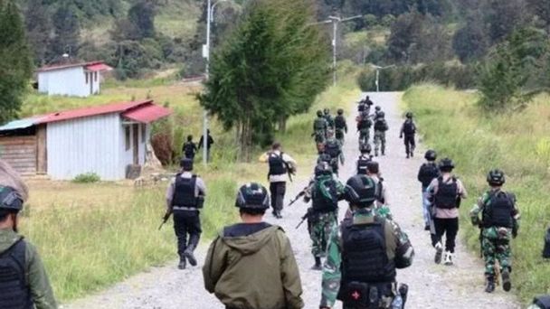 ILUSTRASI/Tim gabungan TNI-Polri di Papua