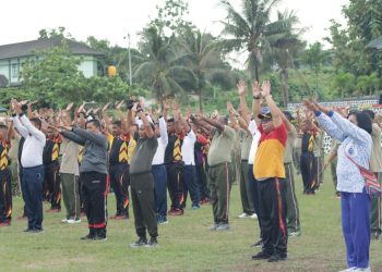 Pangdam Kasuari Olahraga Bersama Forkopimda (Foto Pendam XVIII/Kasuari)